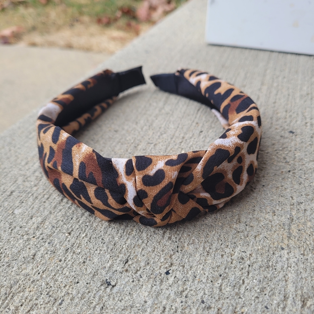 Animal Print knot Headband